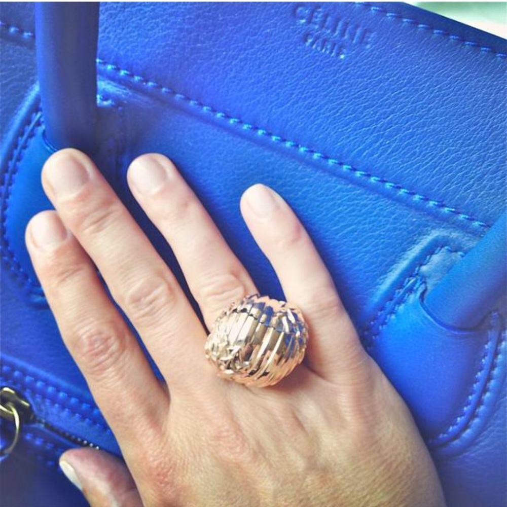 NWT Bold Sterling Silver Cocktail Ring